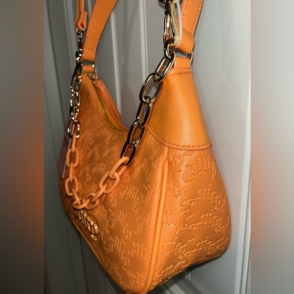 Juicy Couture Apricot Crush “Can’t Tame Her” Shoulder Bag, NWT - Picture 9 of 16